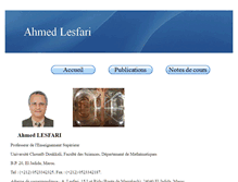 Tablet Screenshot of lesfari.com